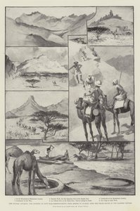 The Soudan Advance, a jornada de cinco correspondentes de guerra de Berber a Suakim, sobre a rota comercial do Sudão Oriental